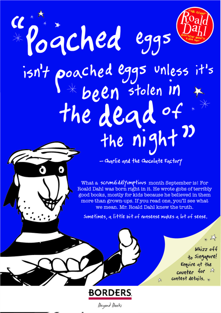 Borders Happy Birthday, Roald Dahl! - Li Peng Cheok