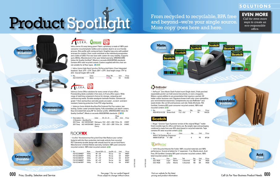 Catalog Page Layout Creative Services