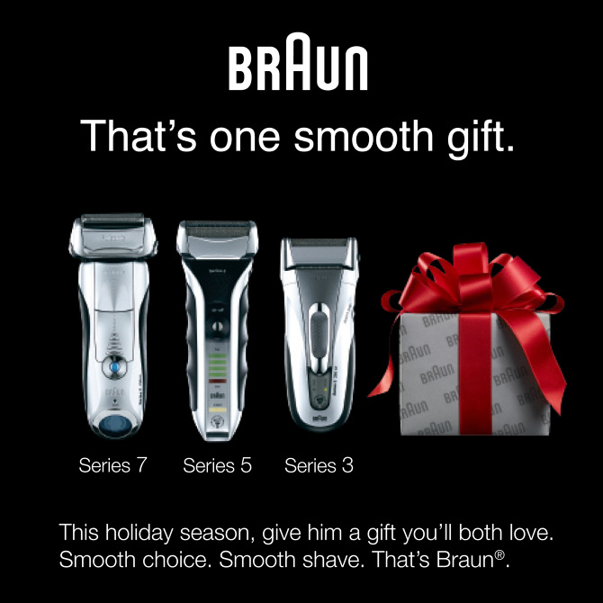 Braun Razors (circular ads) - TM Creative Direction