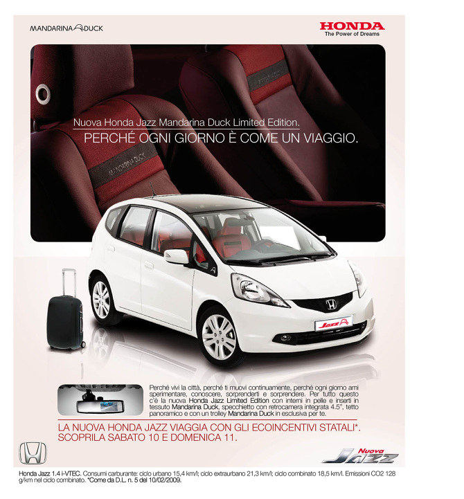 Honda Cars Mandarina Duck Camillechiari