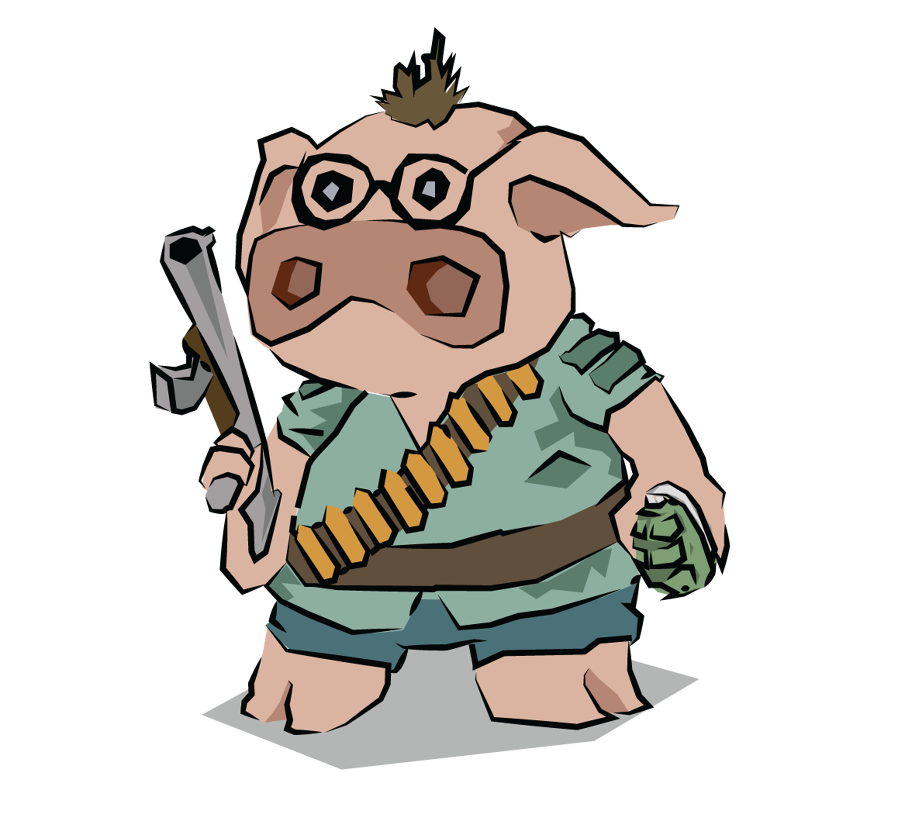 Three Little Pigs Character Designs Willnashillustration