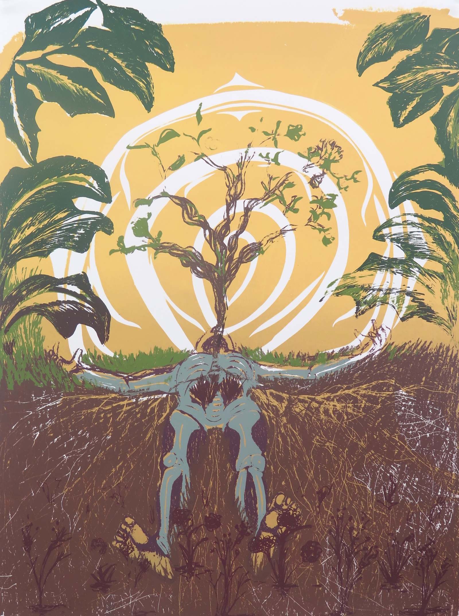 Reincarnation Fueling The Growth Of A Tree Talia Frank Art And
