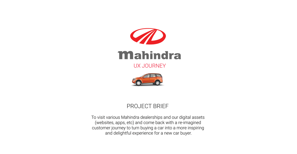 MAHINDRA UX JOURNEY INFOGRAPHIC - Eeshan Saha