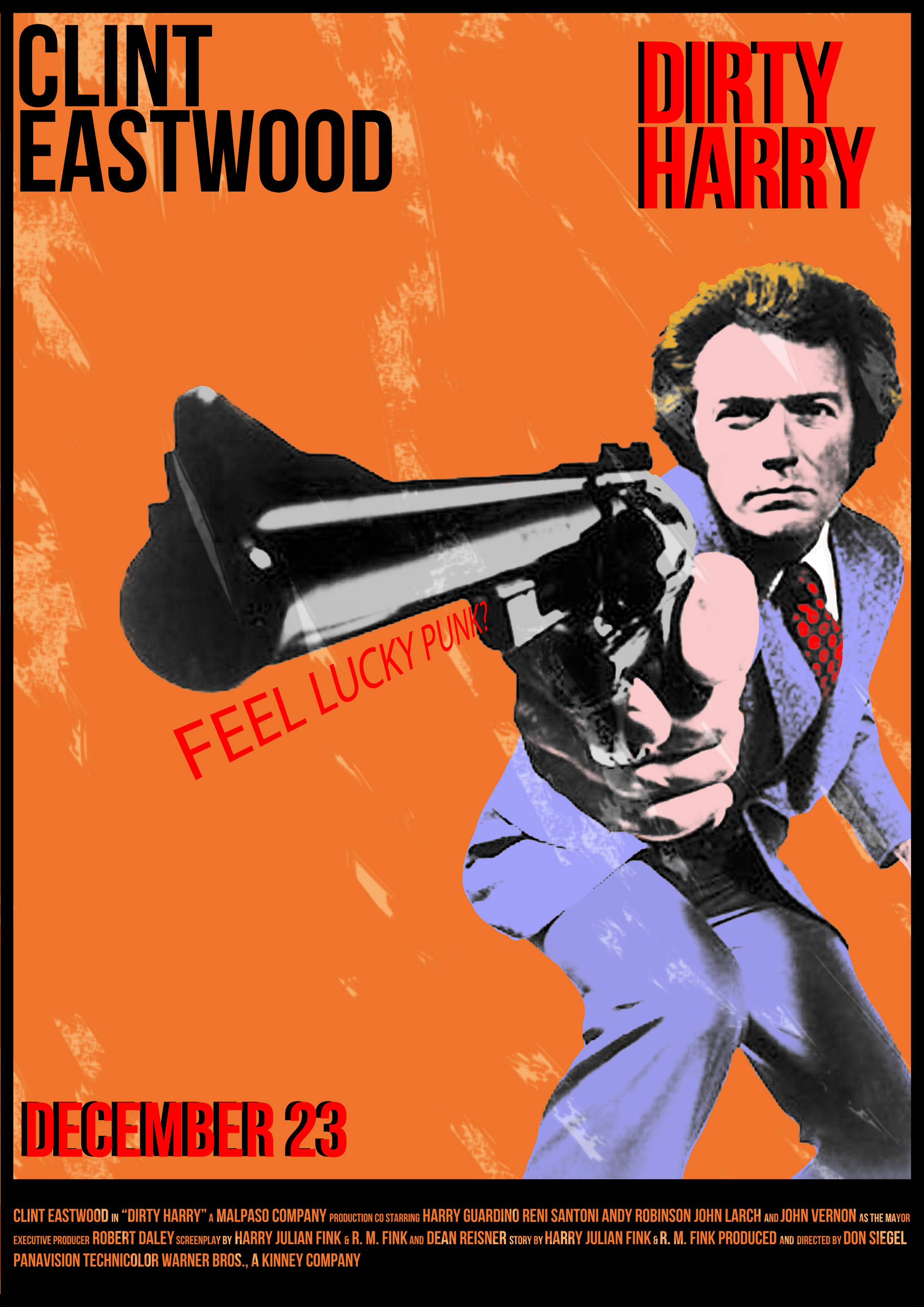 Dirty Harry Movie Poster portfolio
