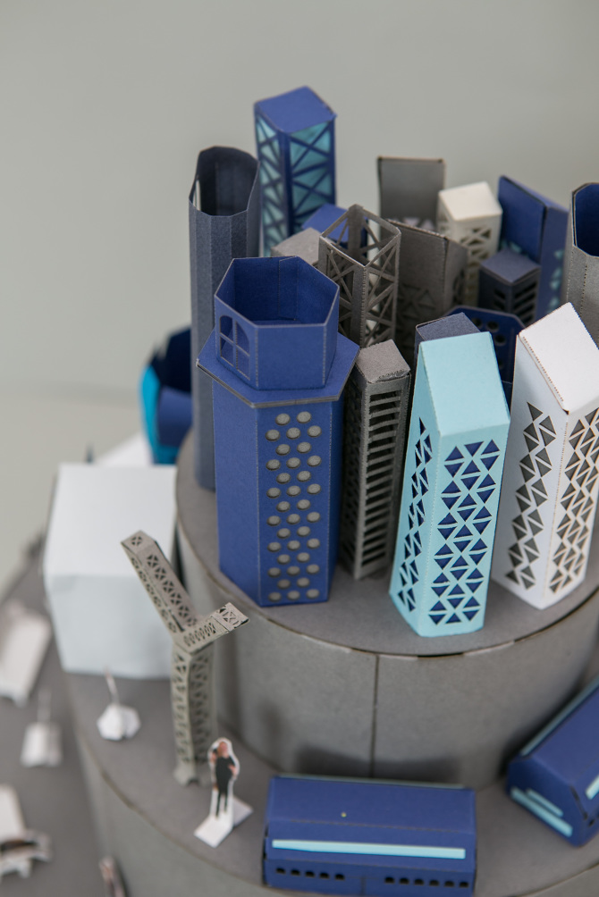 BIRD'S HABITAT a paper craft exhibition Eve Emiley