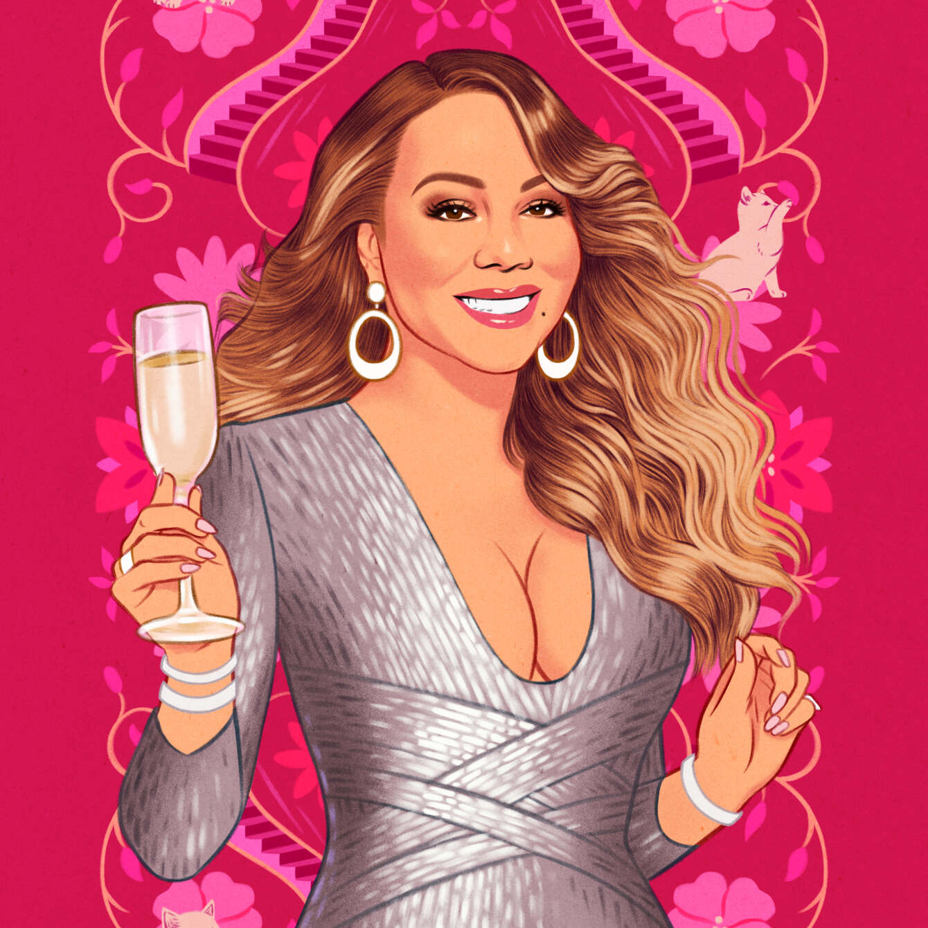 Mariah Carey The Guardian Guide Helen Green Illustration