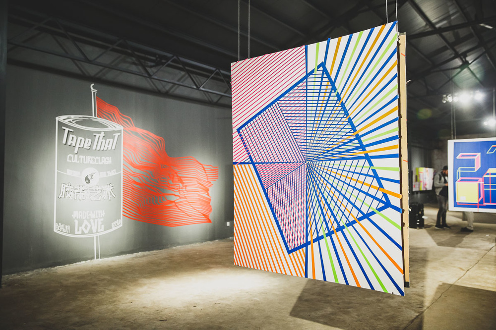 Tape art around the world China (Guangzhou) Tape Art Collective Berlin