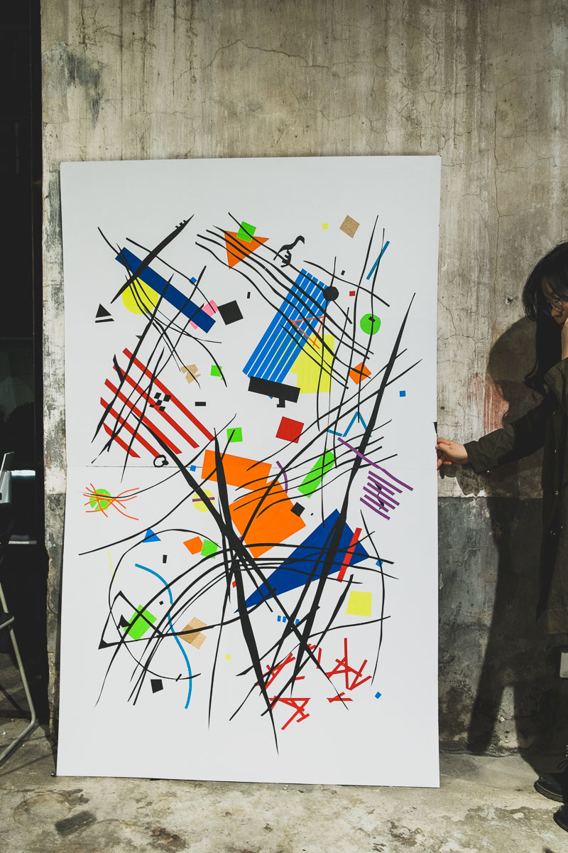 Tape art around the world China (Guangzhou) Tape Art Collective Berlin