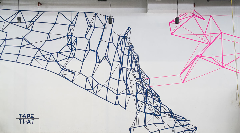 Tape art around the world Hanoi Tape Art Collective Berlin