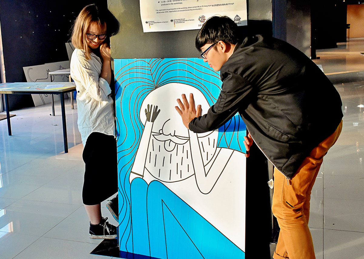 Tape art around the world Hanoi Tape Art Collective Berlin