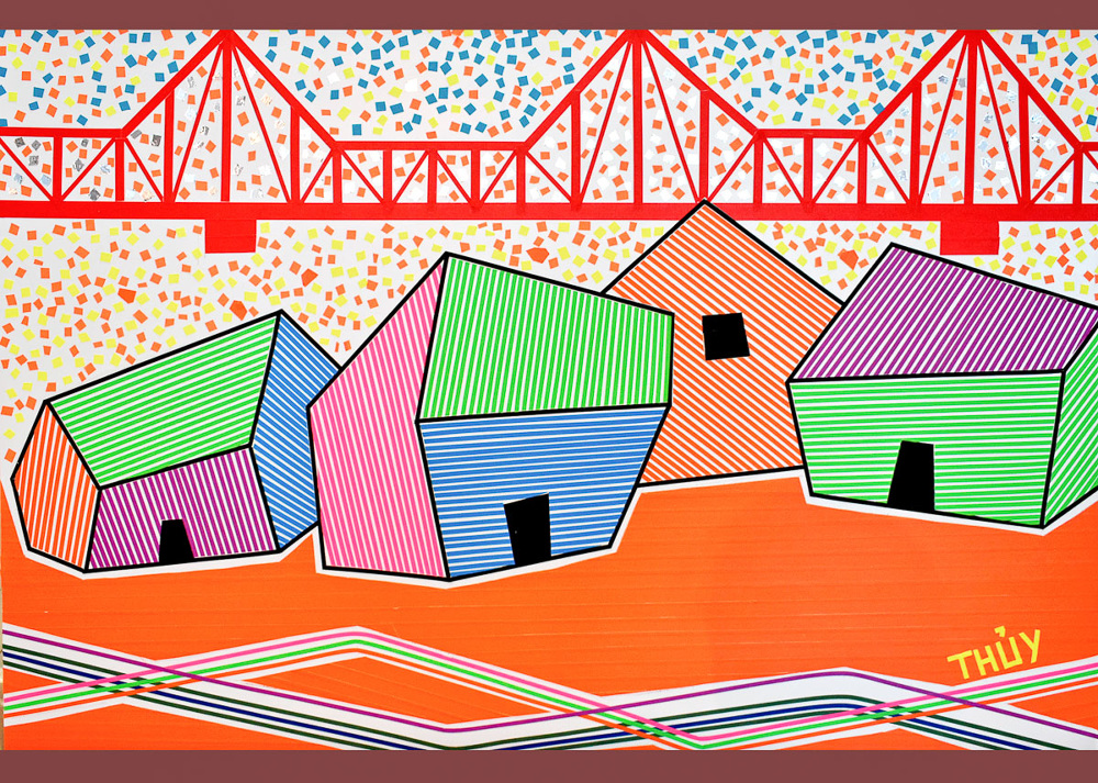 Tape art around the world Hanoi Tape Art Collective Berlin