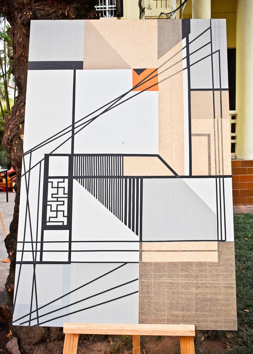 Tape art around the world Hanoi Tape Art Collective Berlin