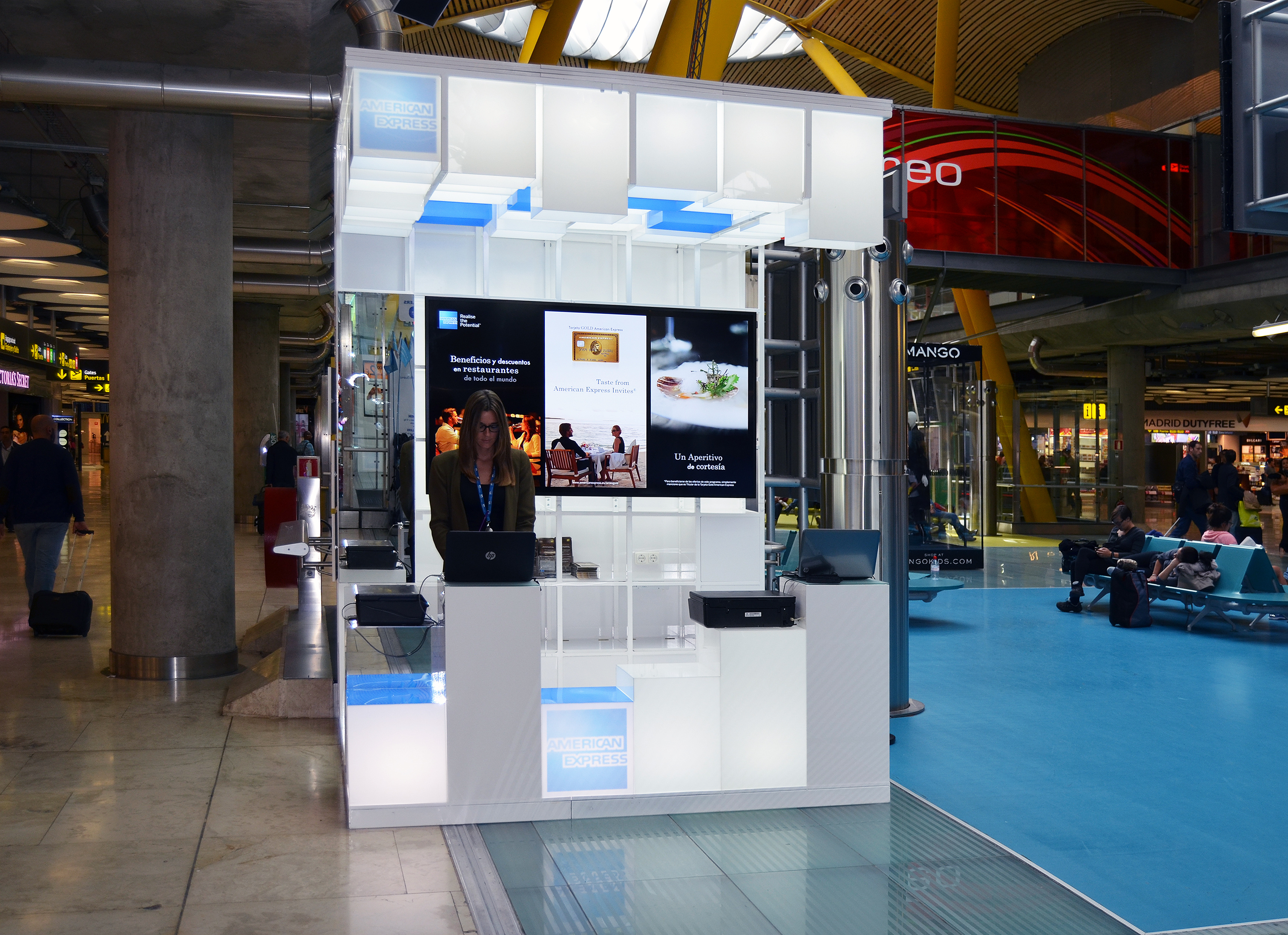 Expess Stand Stand American Express - ACA Alfonso Cort Arquitectos