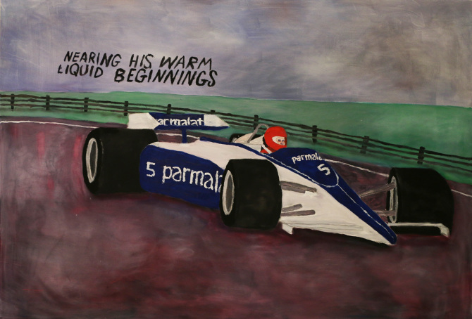Race Car and Driver - Peter Mix