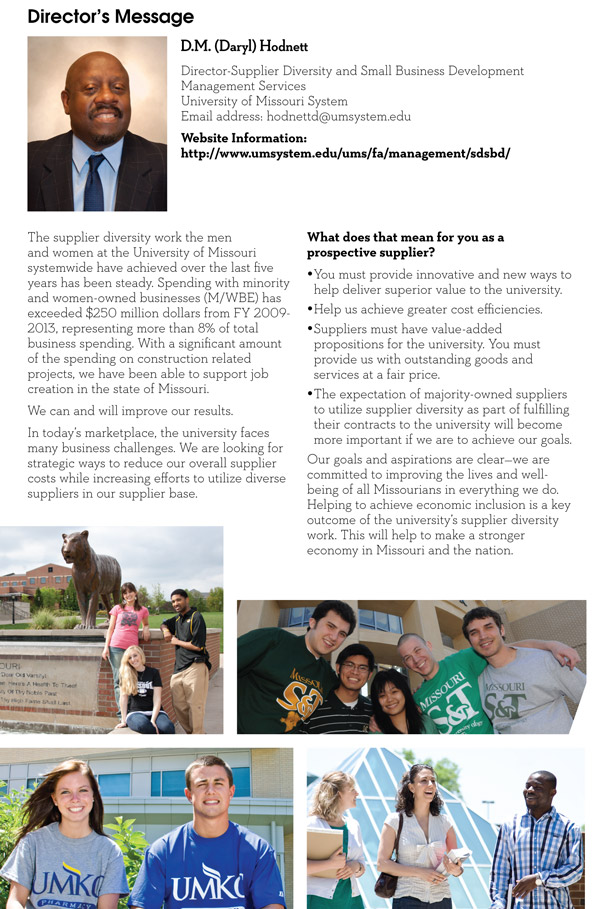 M/WBE Brochure - David Champlin