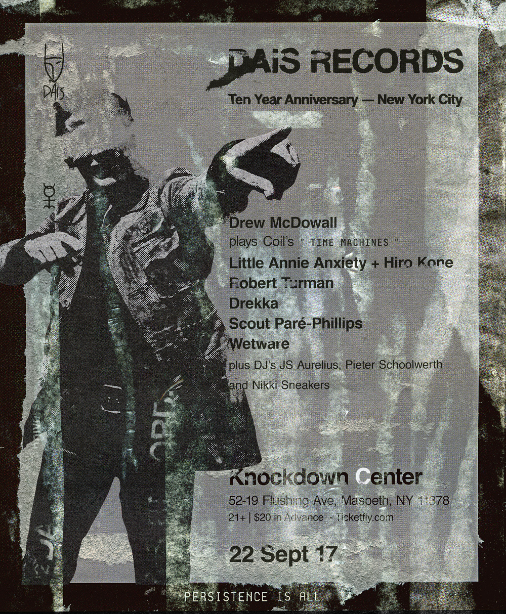 Dais Records 10 Year Anniversary Sept 22 Hiro Kone