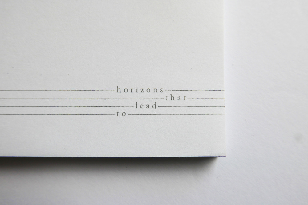horizons that lead to - Robin Everett