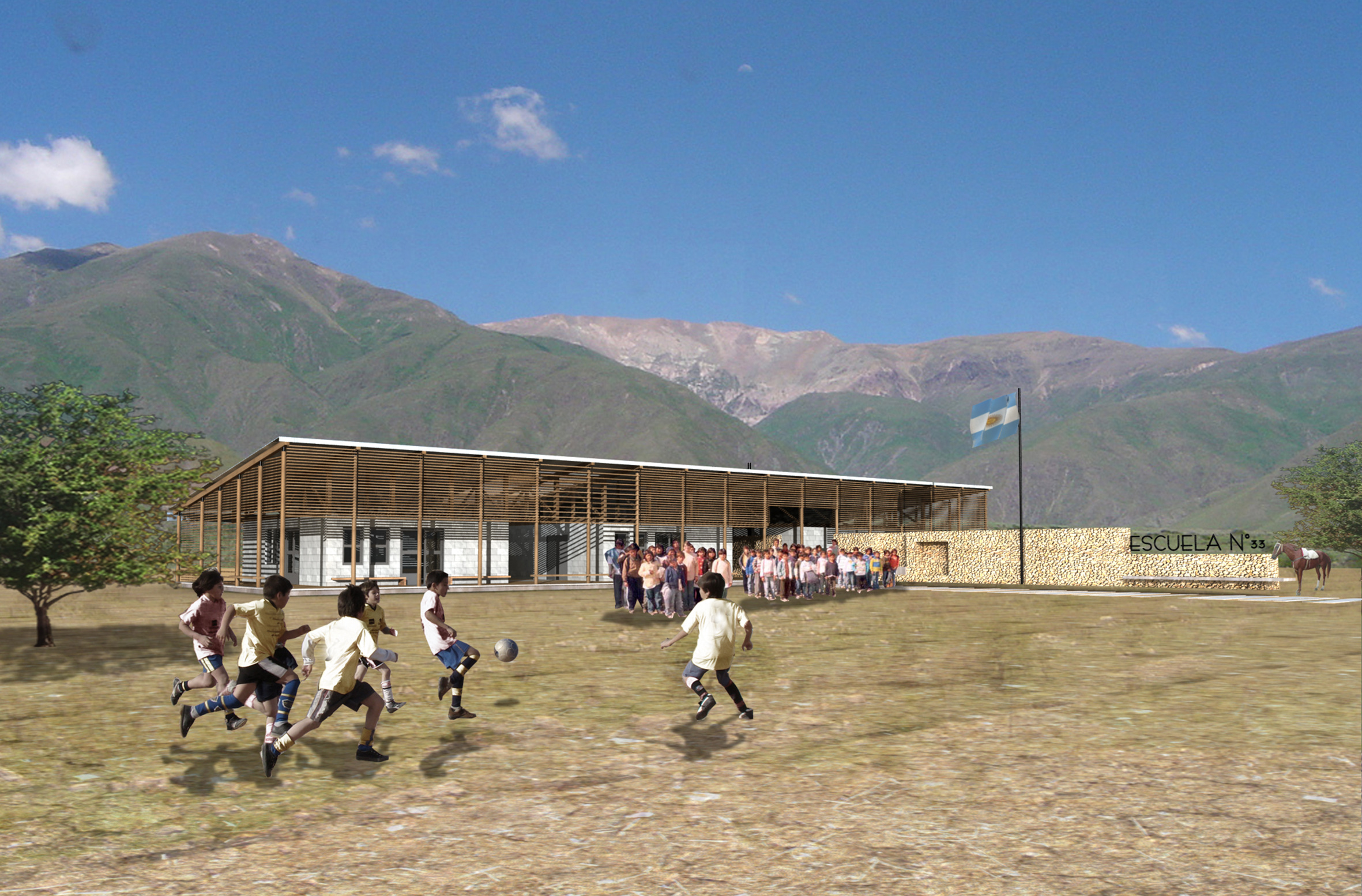 CONCURSO ESCUELA RURAL chdarquitectos