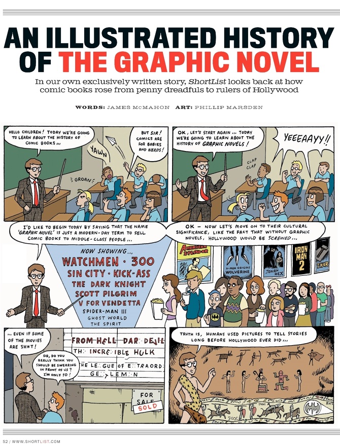An Illustrated History of the Graphic Novel Phillip Marsden