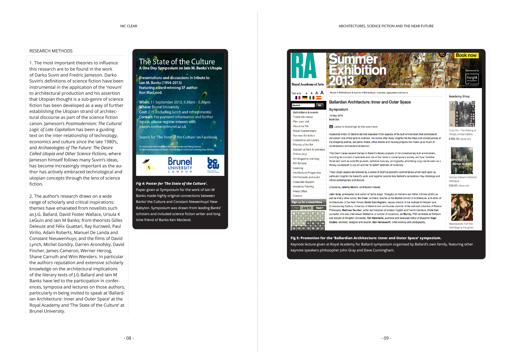 Architectures, Science Fiction and the Near Future Professor Nic Clear