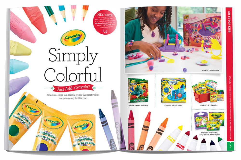 Michaels Holiday Gift and Décor Guides Annabel Nguyen — Design Portfolio