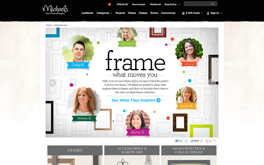 Michaels Framing Look Book Annabel Nguyen — Design Portfolio