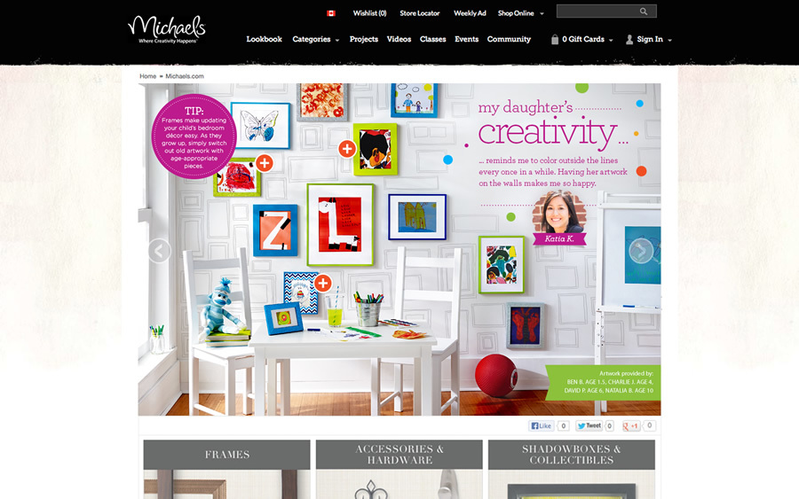 Michaels Framing Look Book Annabel Nguyen — Design Portfolio