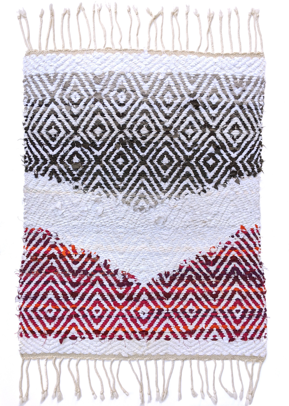 Diamond Rug with Chevron - Leslie Groff's Portfolio