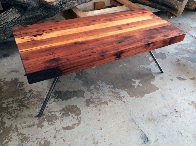 Redwood Coffee Table Matthew Palumbo