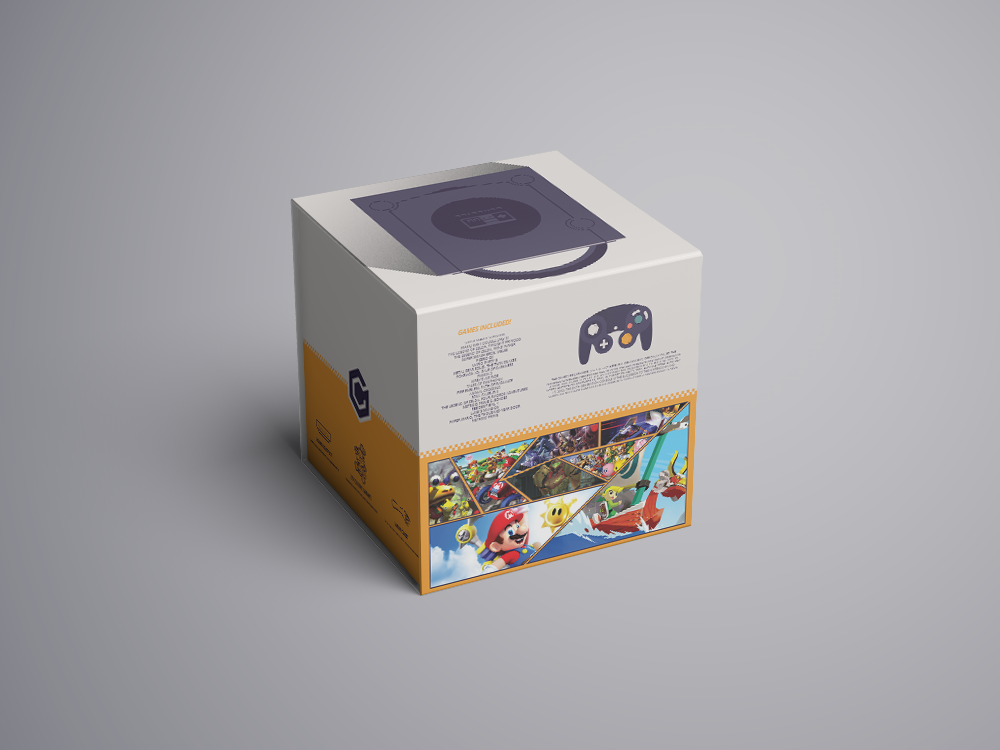 Nintendo Gamecube Classic - Graphic Design