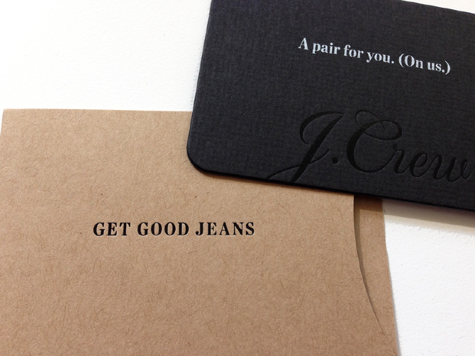 J. Crew VIP Card and Packaging 