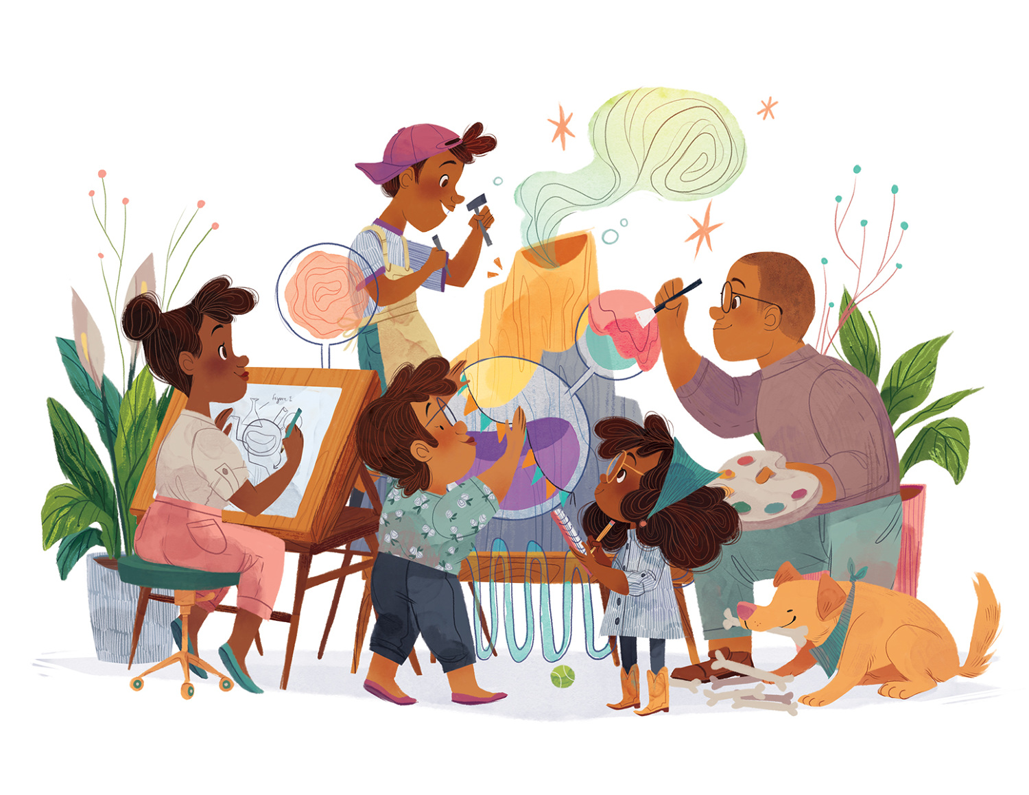 Terrific, Colorific Experiment Zoe Persico Illustration