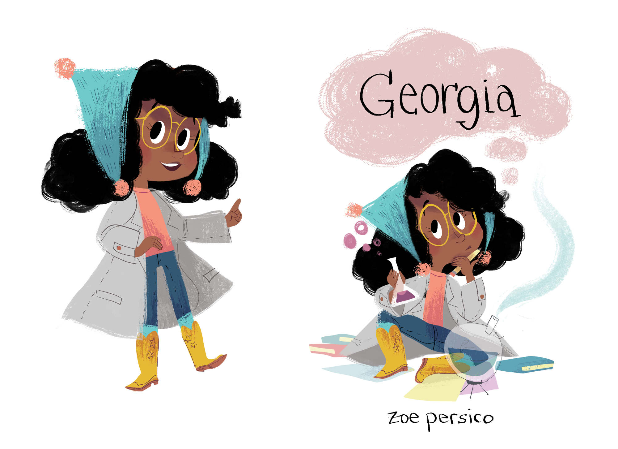 Terrific, Colorific Experiment Zoe Persico Illustration