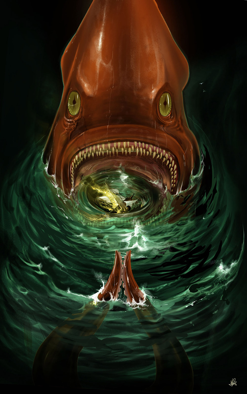 Malevolence John Engelhardt Illustration