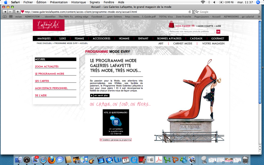 Galeries Lafayette Nouveau Programme de Fidélisation Laurence Conceptrice Rédactrice