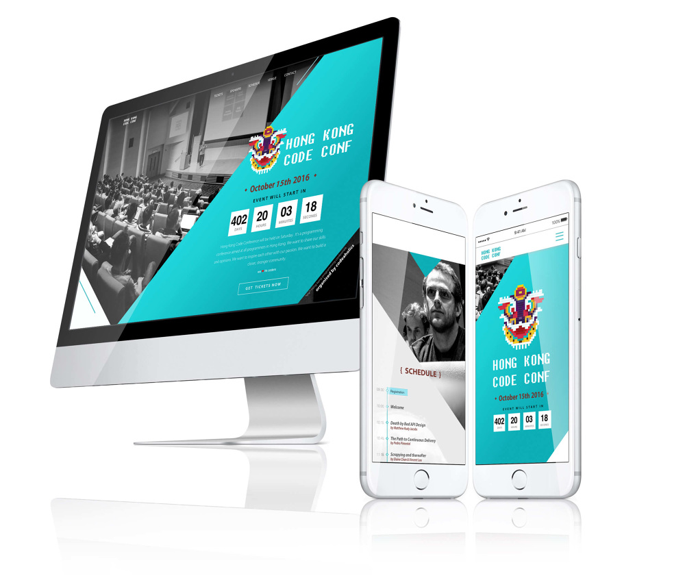 Hong Kong Code Conf 2016 Web & UI/UX Design - Veronica yu