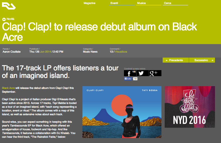 Press Links Clap Clap Press Site