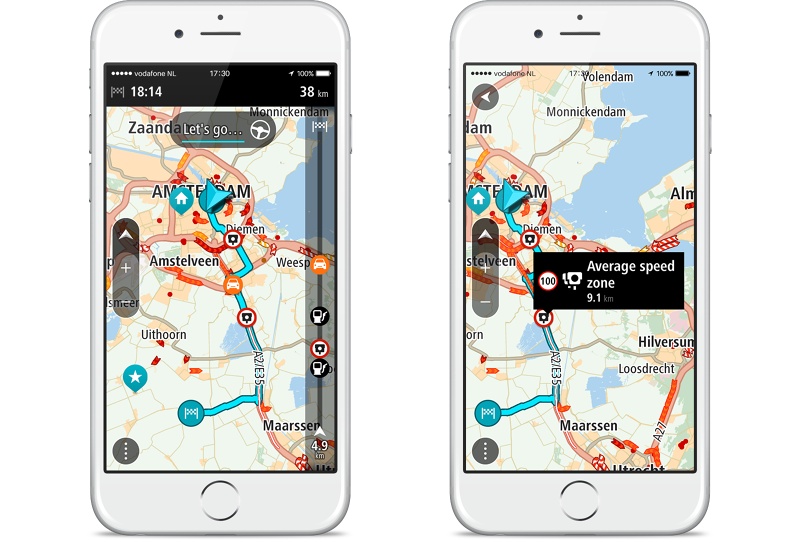 TomTom GO Mobile for iPhone app Michel van der Hoek User experience