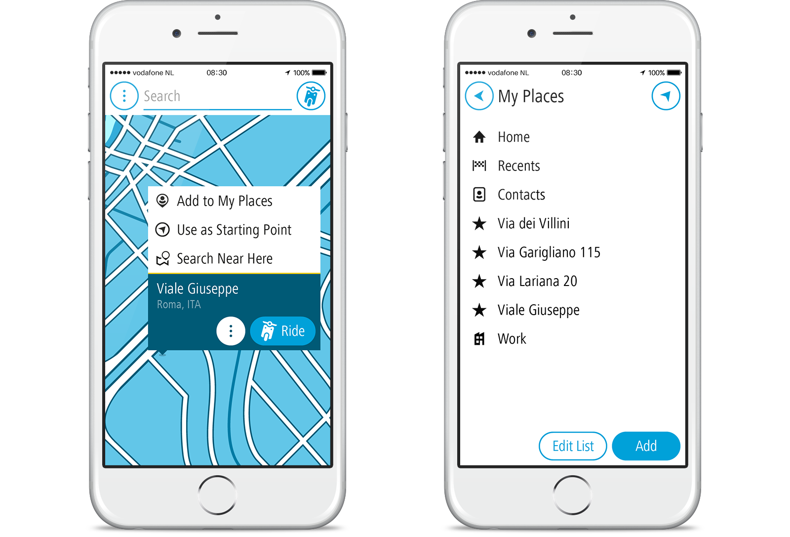 TomTom VIO device and app Michel van der Hoek User experience designer