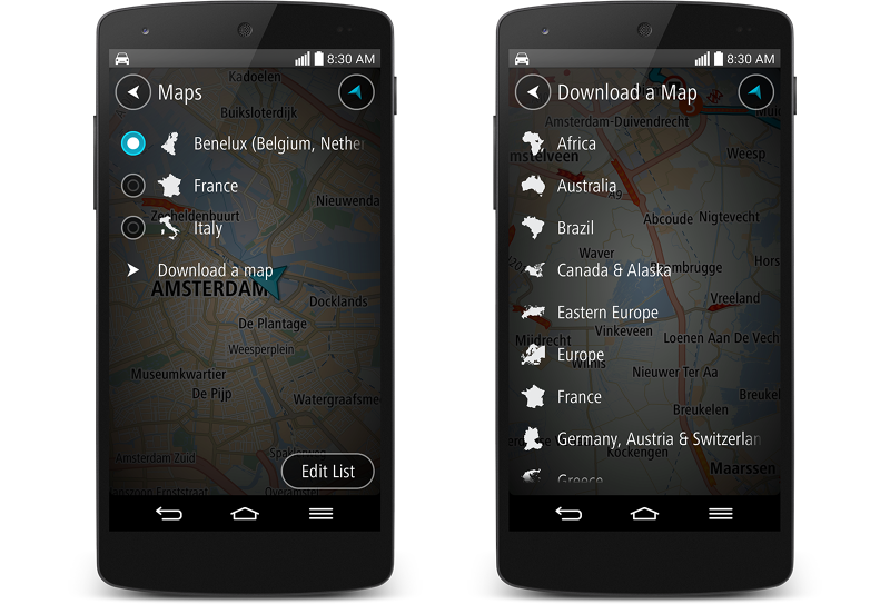 Tomtom Ios TomTom GO Mobile for Android app - Michel van der Hoek - User ...