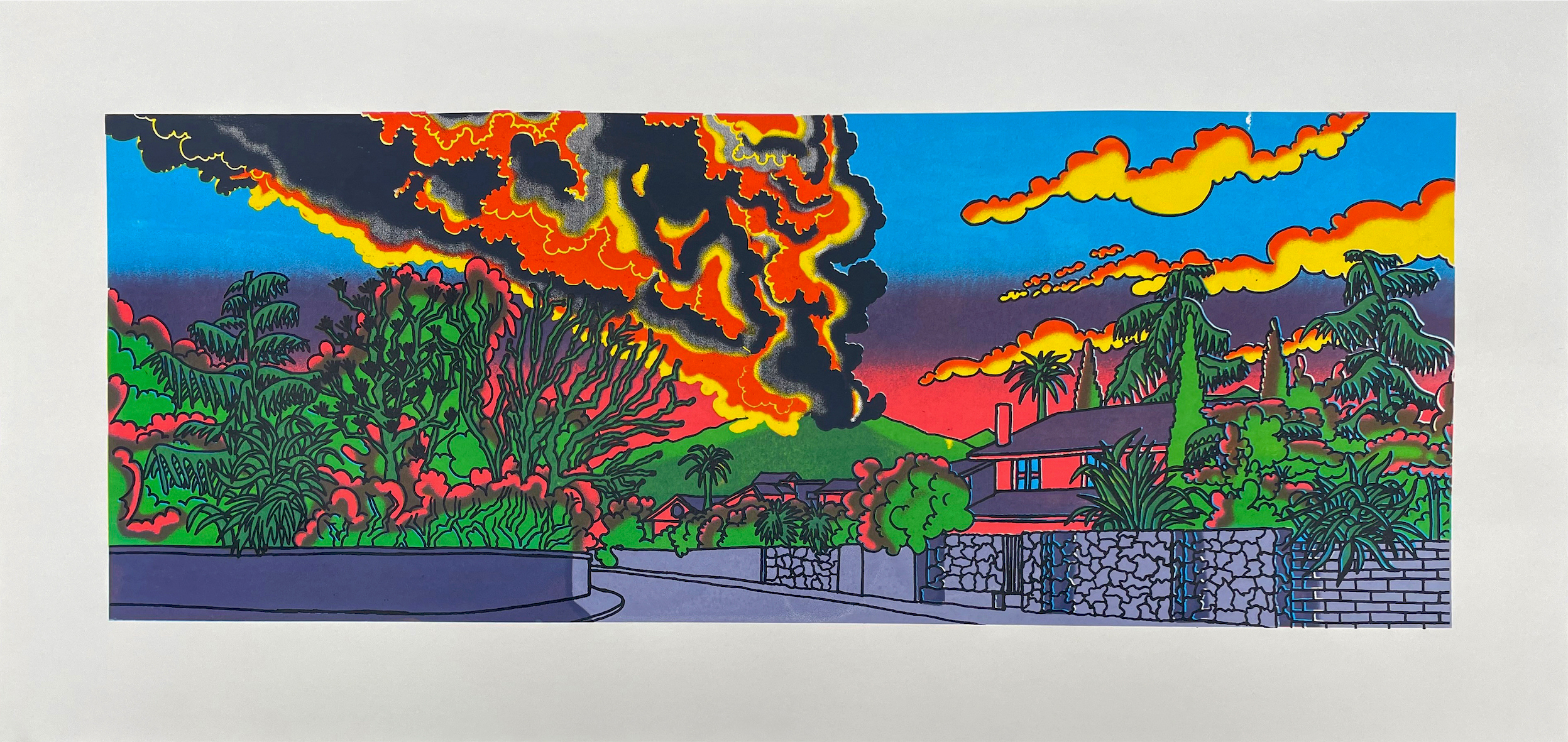 Bill Evans' 420mm x 297mm Silkscreen, edition of 50