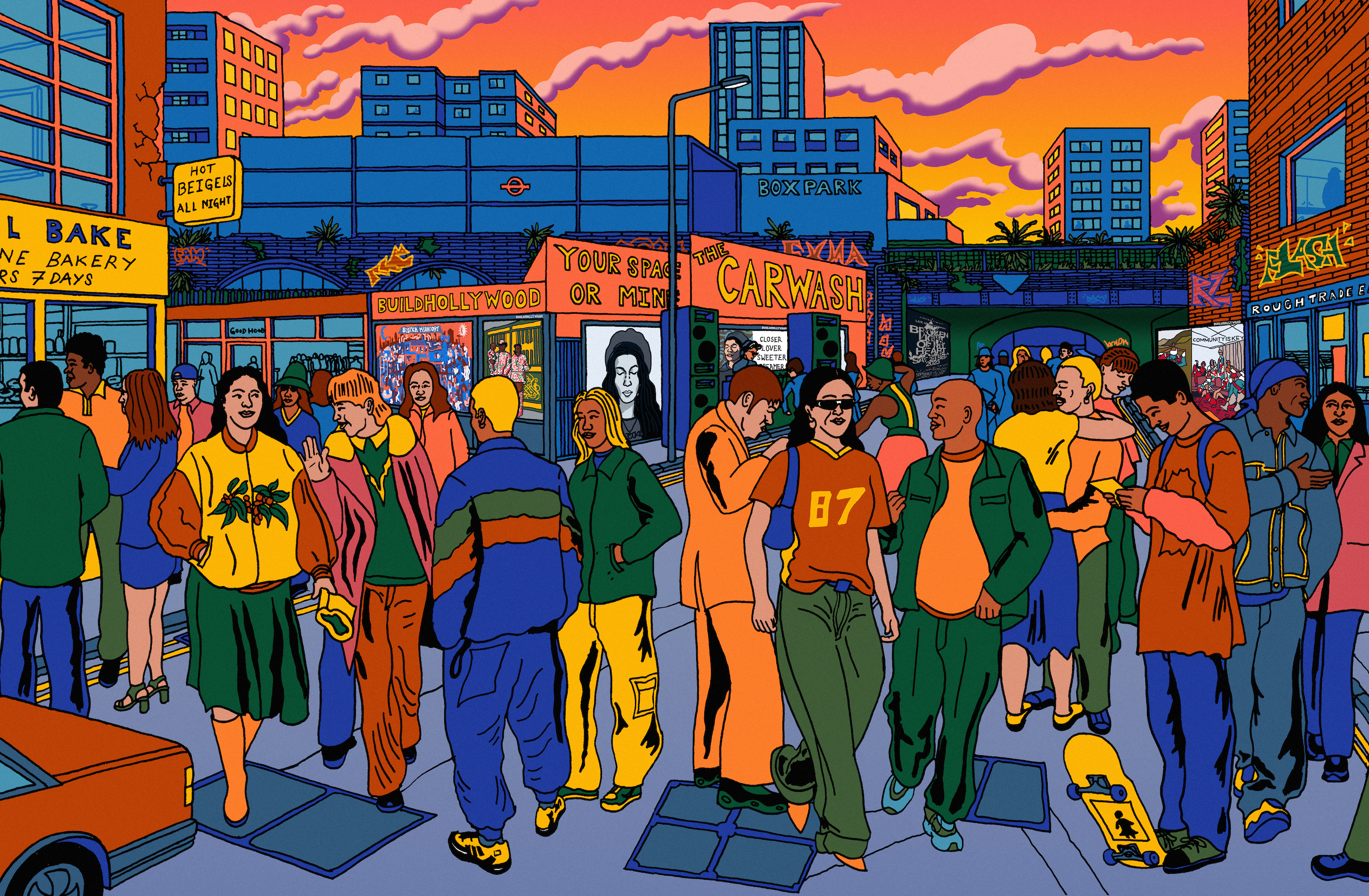 Bill Evans' 420mm x 297mm Silkscreen, edition of 50