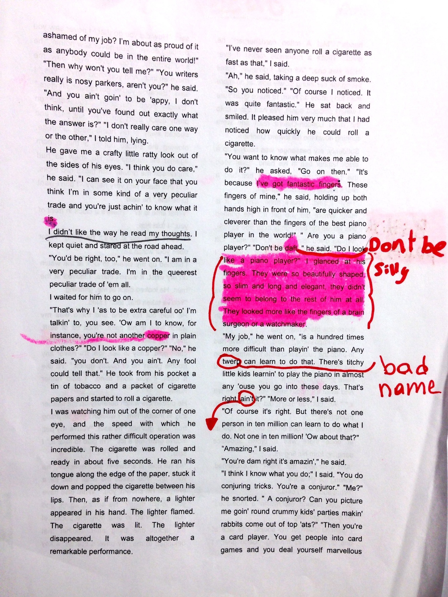 The hitchhiker roald dahl characters picture