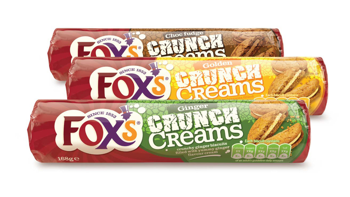 Fox's Biscuits Rebrand & NPD Quiet Storm Design