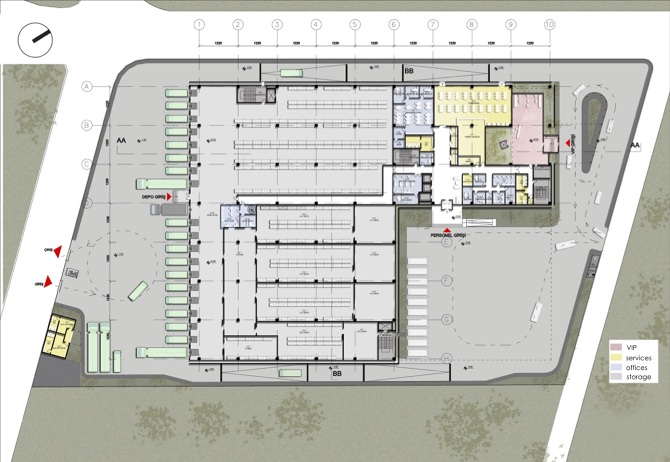 Pinar Logistic Center / Istanbul - Martina La Vista concept diagrams in architecture 
