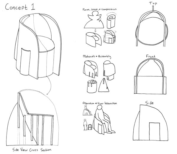 Cardboard Chair Project Chantal LaPointe