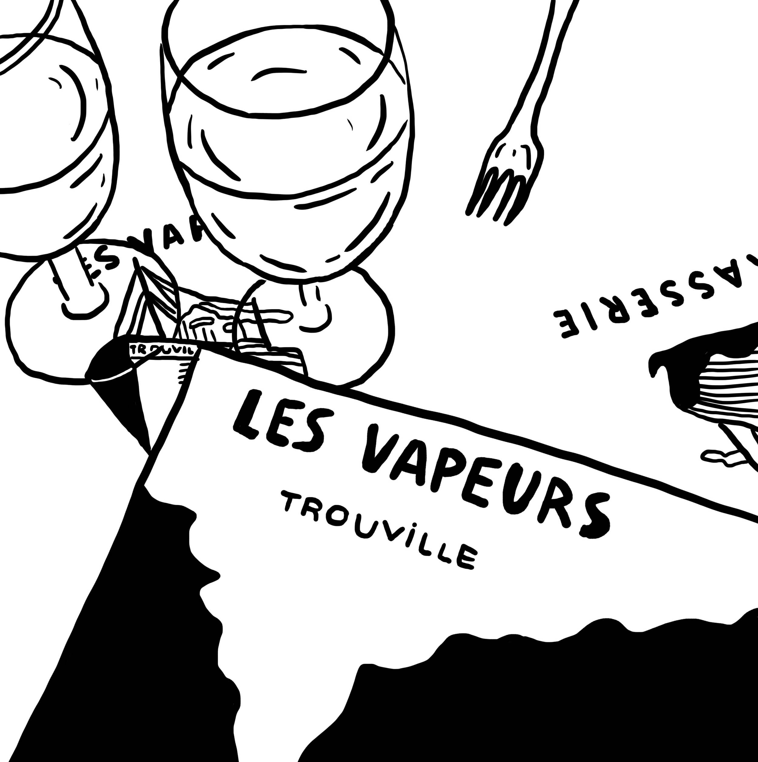 Les souvenirs en noir et blanc Cloé Bourguignon illustration