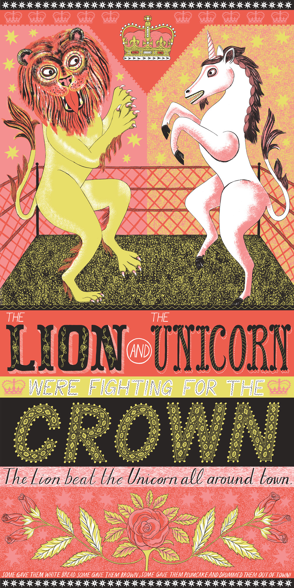 The Lion and The Unicorn Alice Pattullo Illustration