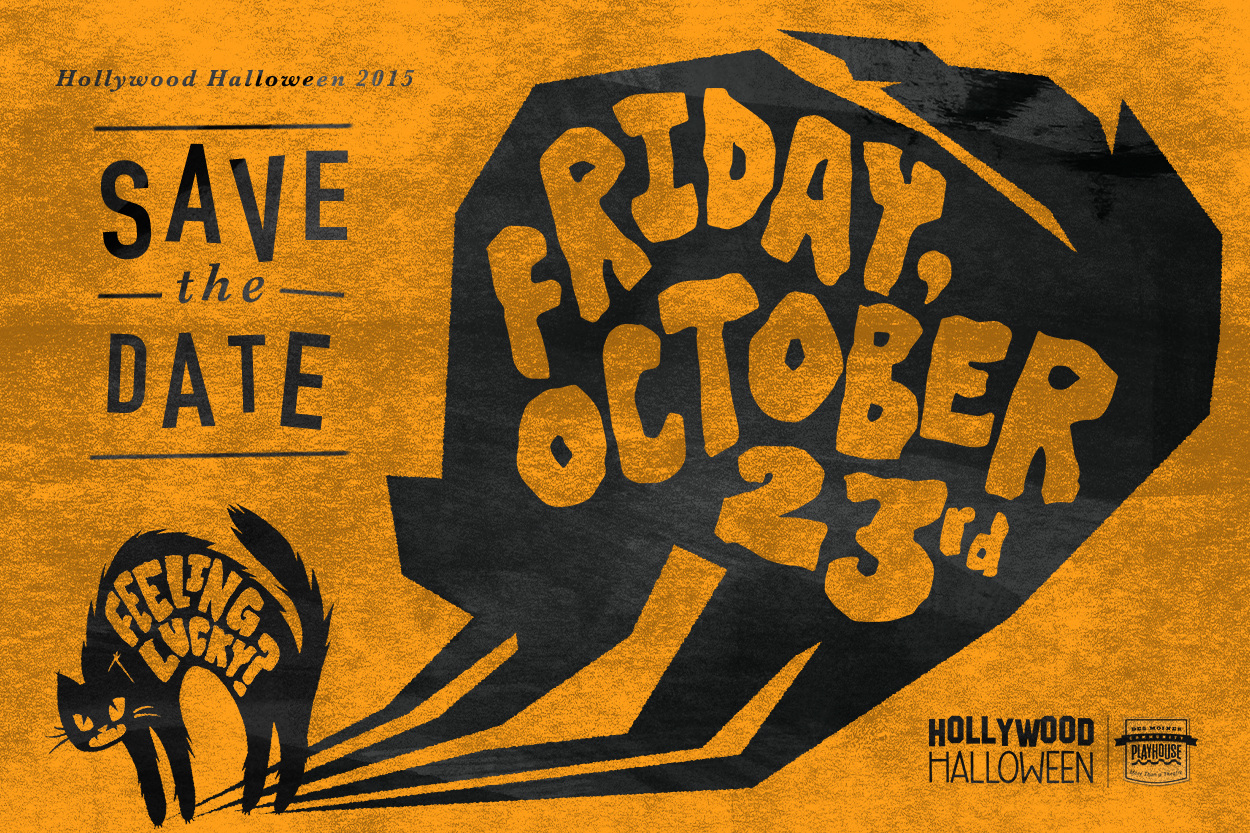 hollywood halloween ann kennedy design illustration