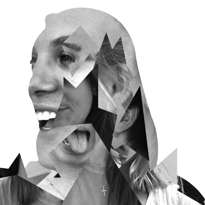 final dig art project digital collage Kathleen Baird